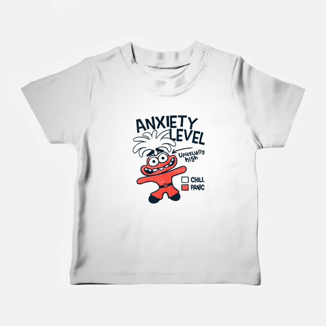 Anxiety Level High-Baby-Basic-Tee-teesgeex