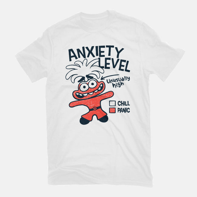 Anxiety Level High-Womens-Fitted-Tee-teesgeex