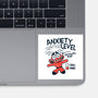 Anxiety Level High-None-Glossy-Sticker-teesgeex