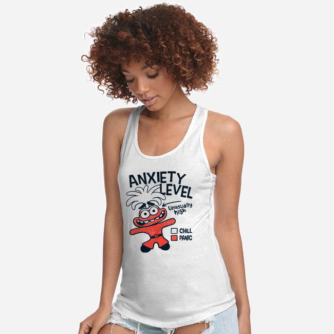 Anxiety Level High-Womens-Racerback-Tank-teesgeex