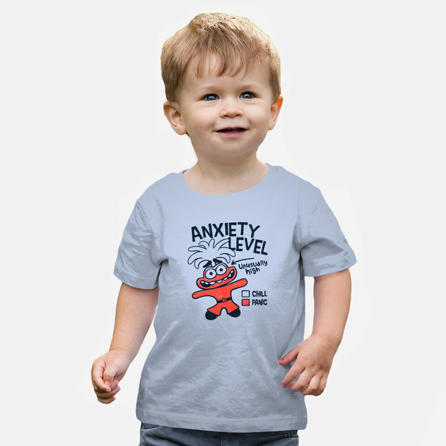 Anxiety Level High-Baby-Basic-Tee-teesgeex