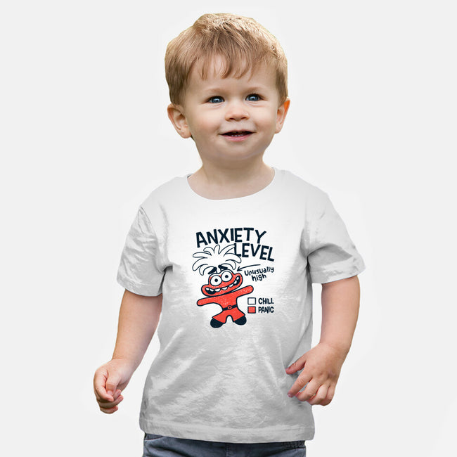 Anxiety Level High-Baby-Basic-Tee-teesgeex