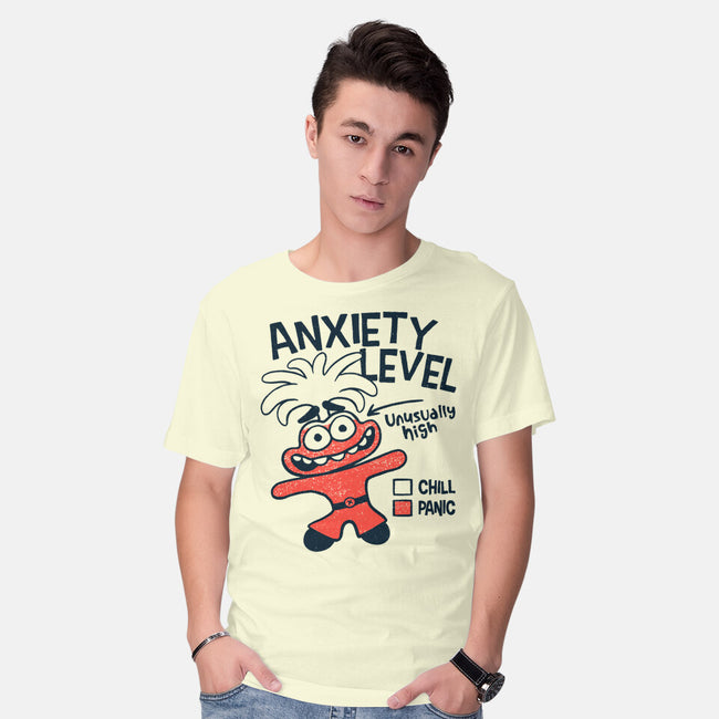 Anxiety Level High-Mens-Basic-Tee-teesgeex