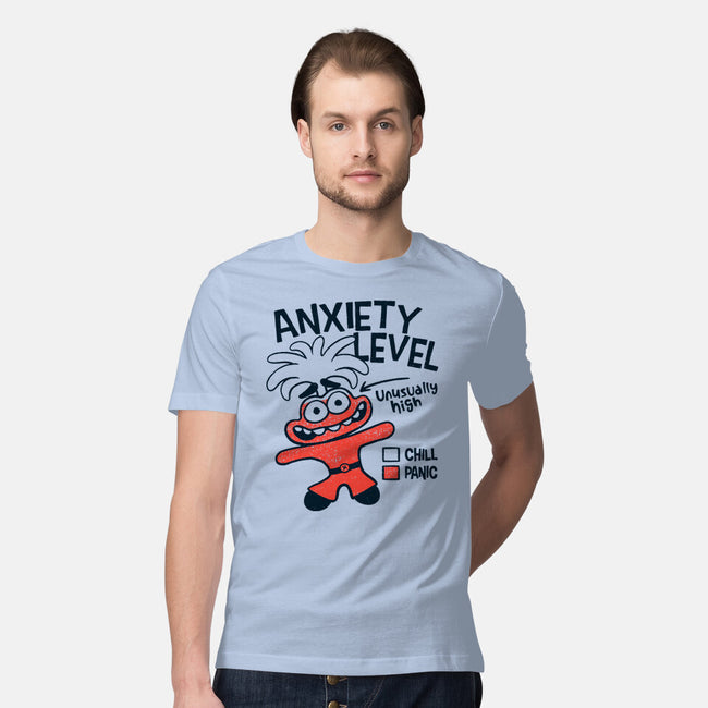 Anxiety Level High-Mens-Premium-Tee-teesgeex