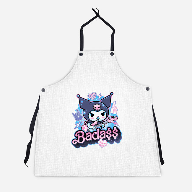 The Baddest Ever-Unisex-Kitchen-Apron-glitchygorilla