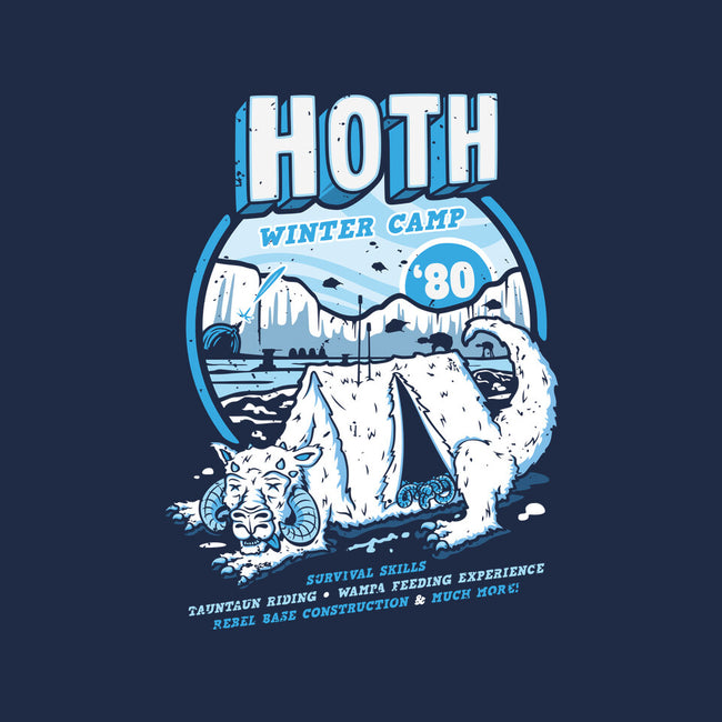 Hoth Winter Camp-None-Removable Cover-Throw Pillow-Olipop