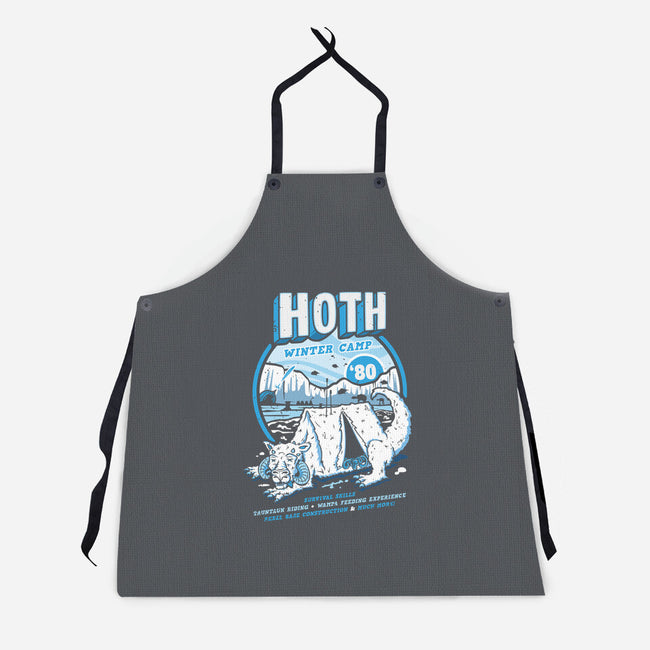 Hoth Winter Camp-Unisex-Kitchen-Apron-Olipop