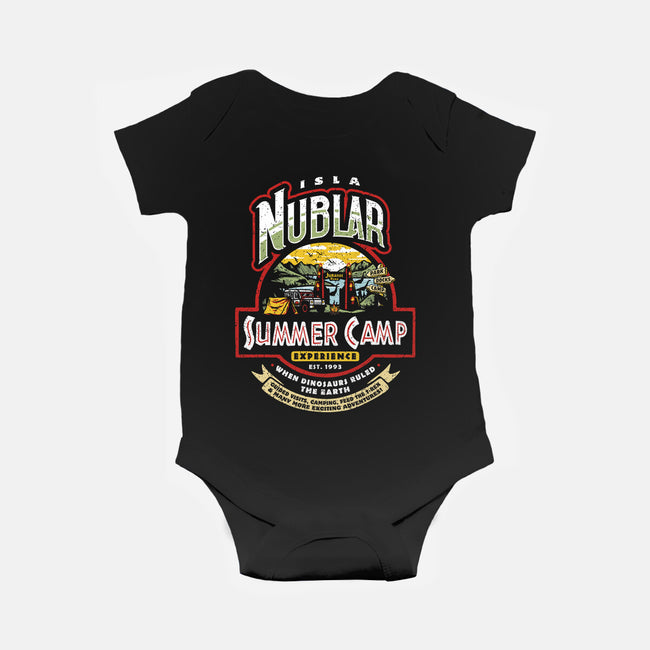 Jurassic Camp-Baby-Basic-Onesie-Olipop