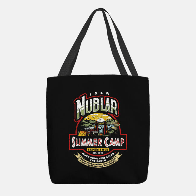 Jurassic Camp-None-Basic Tote-Bag-Olipop