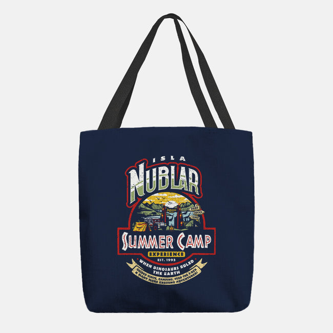 Jurassic Camp-None-Basic Tote-Bag-Olipop