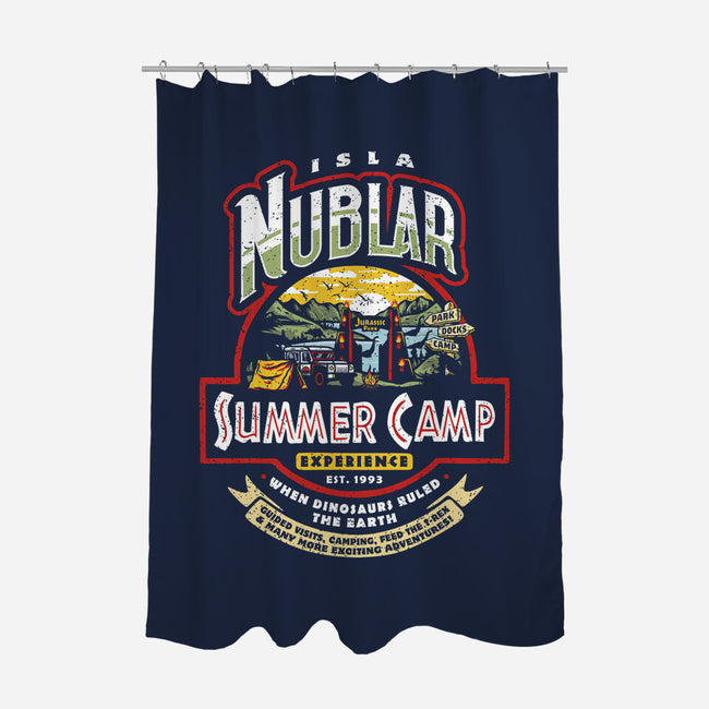 Jurassic Camp-None-Polyester-Shower Curtain-Olipop