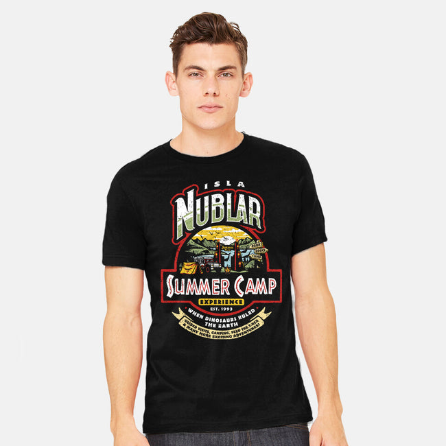 Jurassic Camp-Mens-Heavyweight-Tee-Olipop