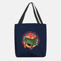 Flaming Dumpster-None-Basic Tote-Bag-glitchygorilla