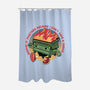 Flaming Dumpster-None-Polyester-Shower Curtain-glitchygorilla