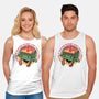 Flaming Dumpster-Unisex-Basic-Tank-glitchygorilla