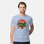 Flaming Dumpster-Mens-Premium-Tee-glitchygorilla