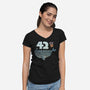 Not Again-Womens-V-Neck-Tee-kg07