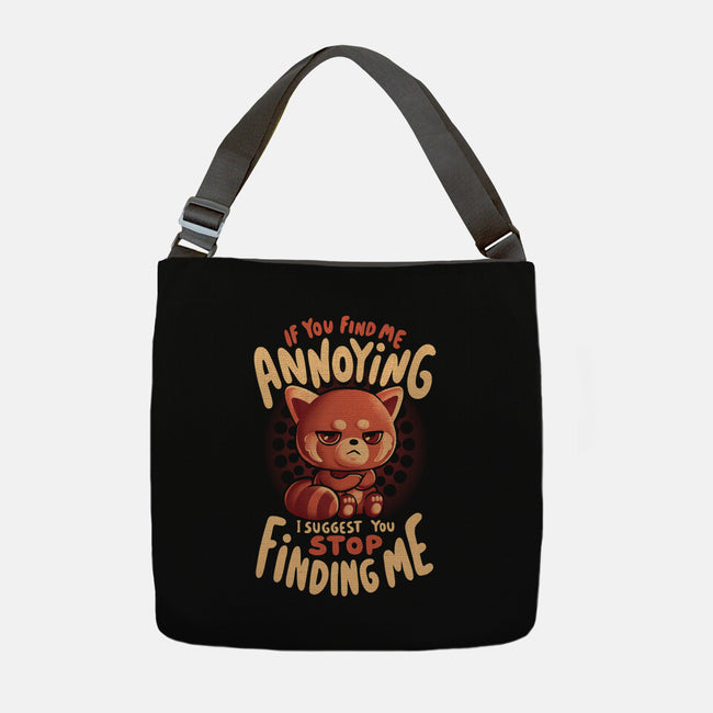 Stop Finding Me-None-Adjustable Tote-Bag-eduely