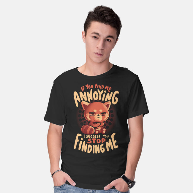 Stop Finding Me-Mens-Basic-Tee-eduely