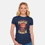 Stop Finding Me-Womens-Fitted-Tee-eduely