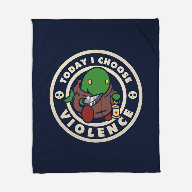 Violent Tonberry-None-Fleece-Blanket-demonigote