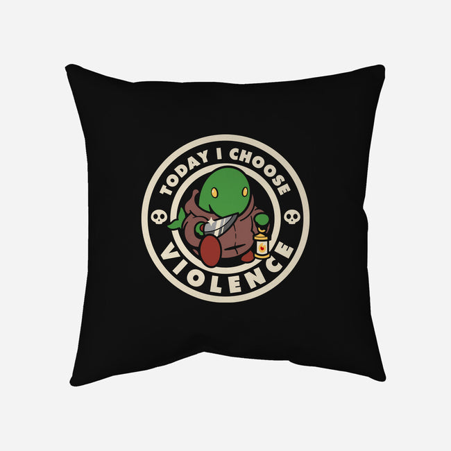 Violent Tonberry-None-Removable Cover-Throw Pillow-demonigote