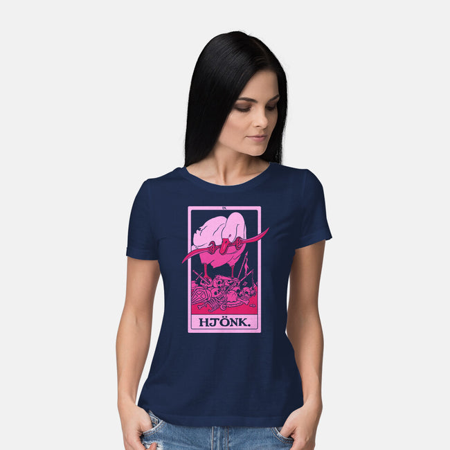 Hjonk Tarot-Womens-Basic-Tee-naomori