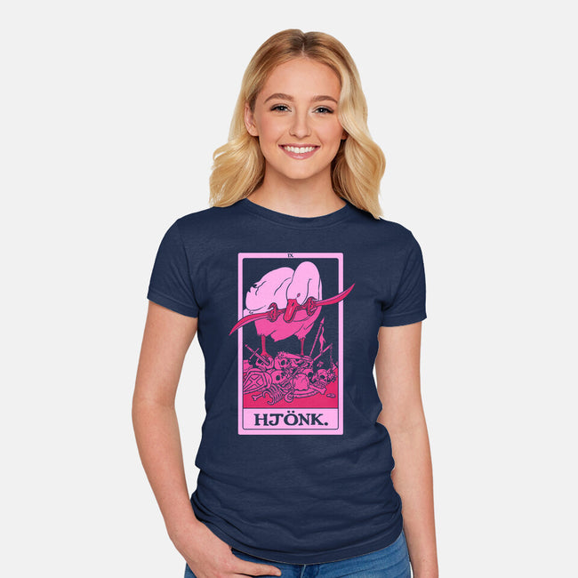 Hjonk Tarot-Womens-Fitted-Tee-naomori