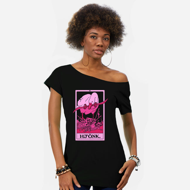 Hjonk Tarot-Womens-Off Shoulder-Tee-naomori