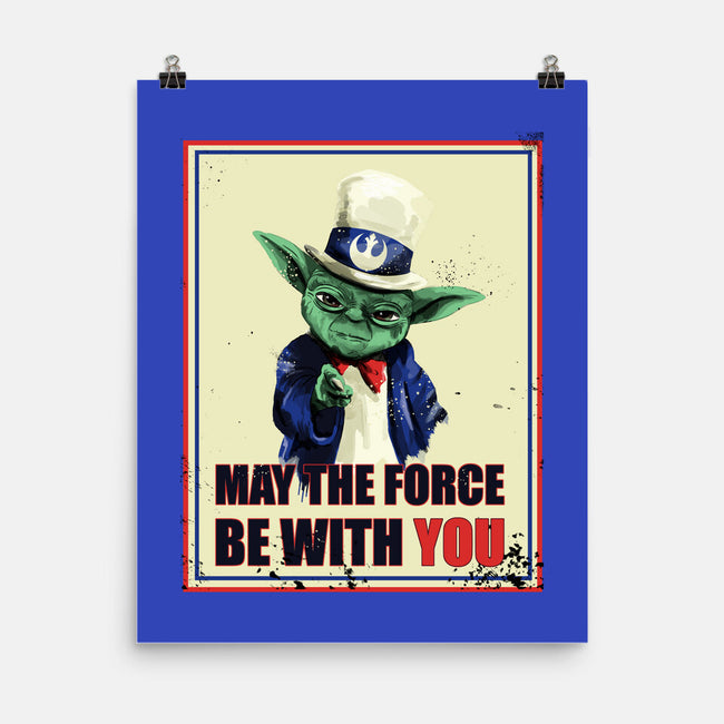 May The Force Be With You-None-Matte-Poster-fanfabio