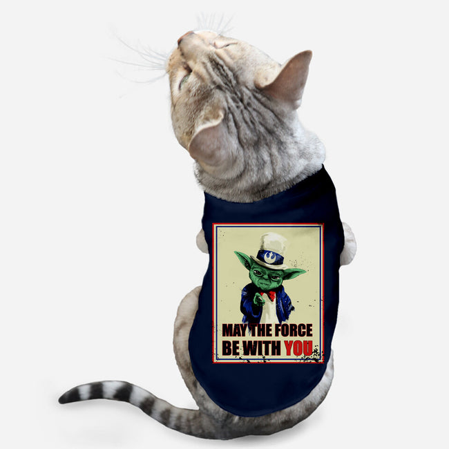 May The Force Be With You-Cat-Basic-Pet Tank-fanfabio