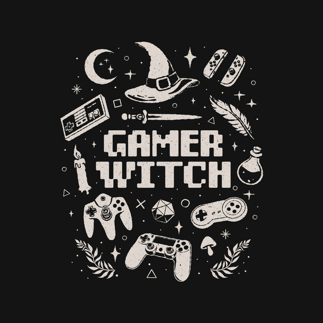 Gamer Witch-Womens-Off Shoulder-Sweatshirt-eduely