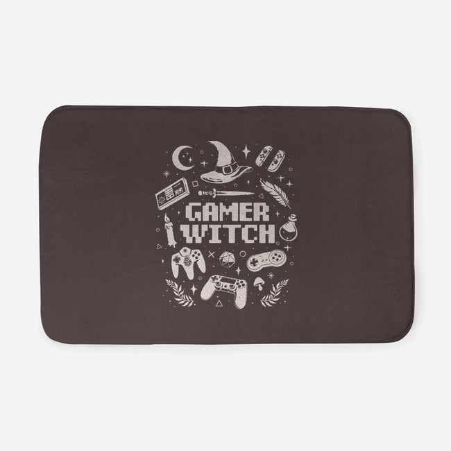 Gamer Witch-None-Memory Foam-Bath Mat-eduely