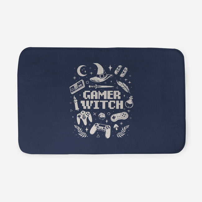 Gamer Witch-None-Memory Foam-Bath Mat-eduely