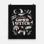 Gamer Witch-None-Matte-Poster-eduely