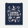 Gamer Witch-None-Matte-Poster-eduely