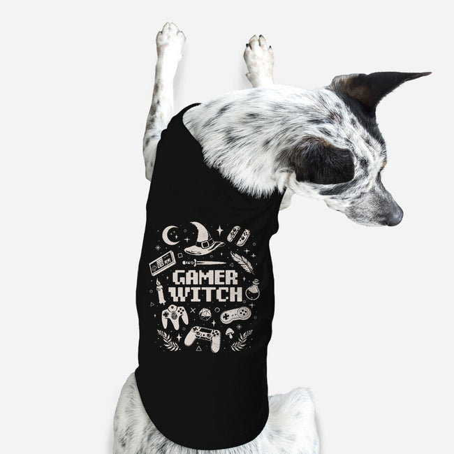 Gamer Witch-Dog-Basic-Pet Tank-eduely