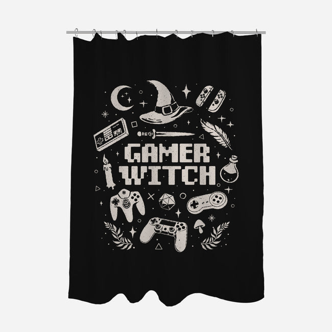 Gamer Witch-None-Polyester-Shower Curtain-eduely