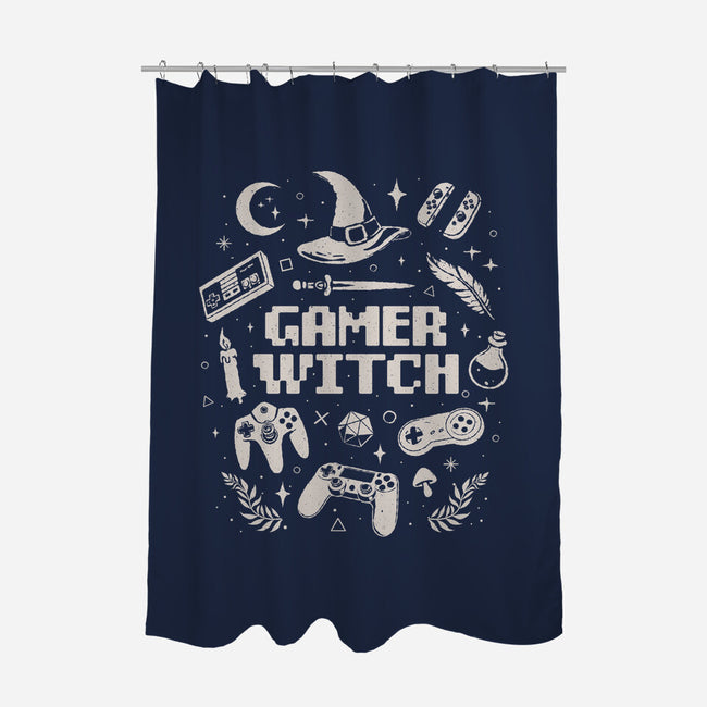 Gamer Witch-None-Polyester-Shower Curtain-eduely