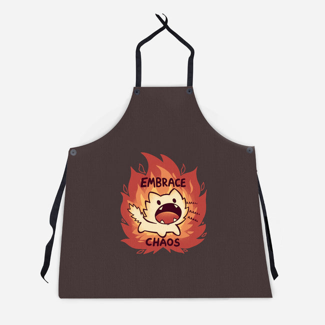 Embrace Chaos-Unisex-Kitchen-Apron-TechraNova