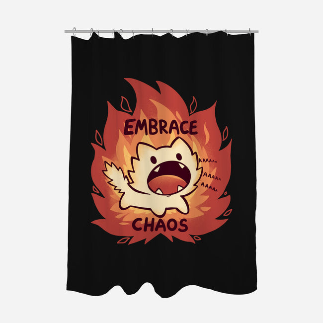 Embrace Chaos-None-Polyester-Shower Curtain-TechraNova