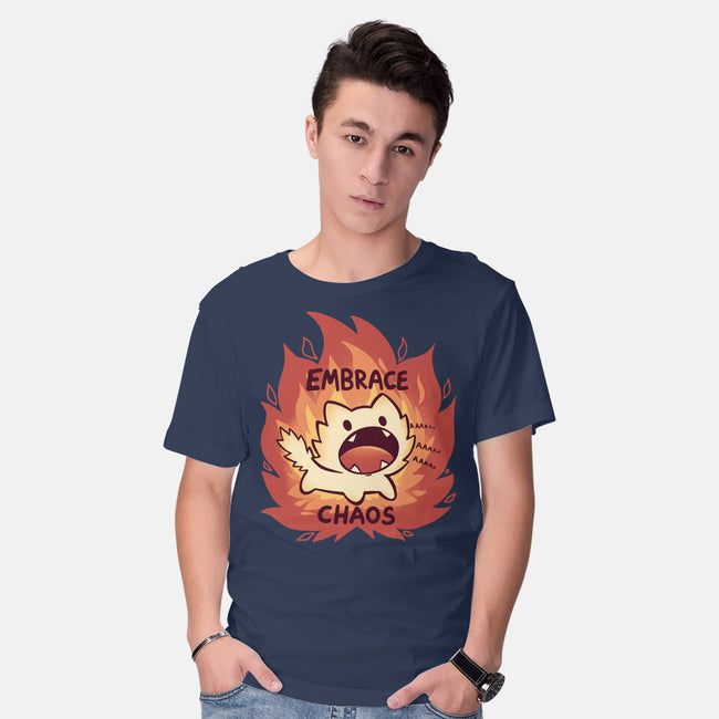 Embrace Chaos-Mens-Basic-Tee-TechraNova