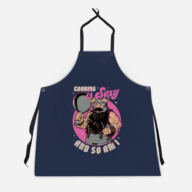 Cooking Dwarf-Unisex-Kitchen-Apron-Studio Mootant