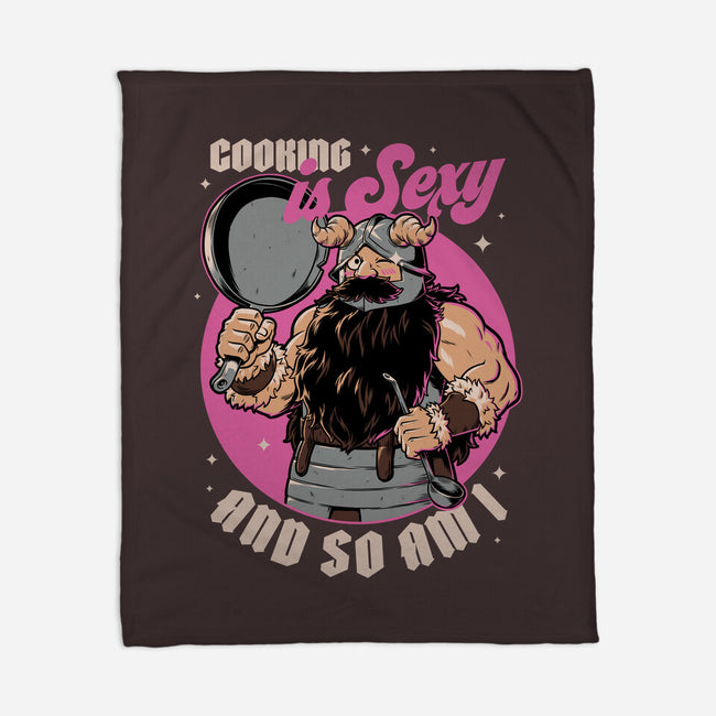 Cooking Dwarf-None-Fleece-Blanket-Studio Mootant