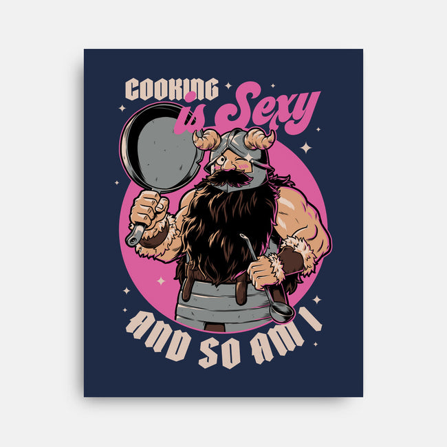 Cooking Dwarf-None-Stretched-Canvas-Studio Mootant