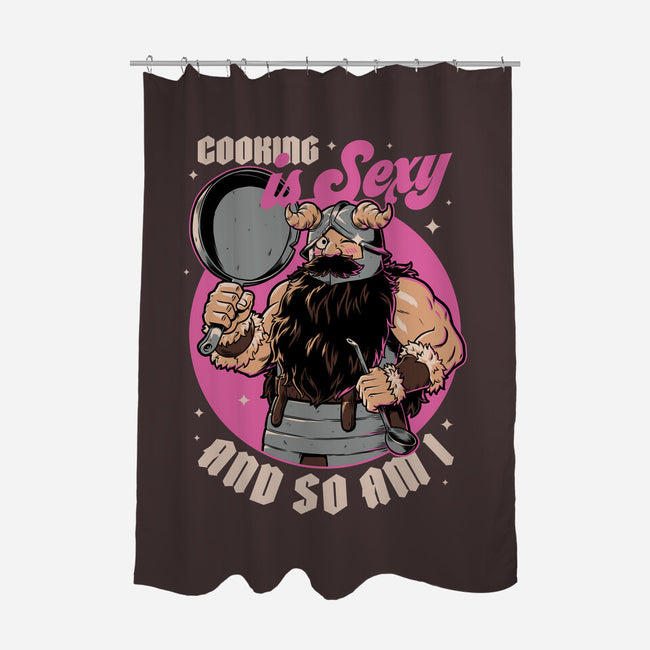 Cooking Dwarf-None-Polyester-Shower Curtain-Studio Mootant