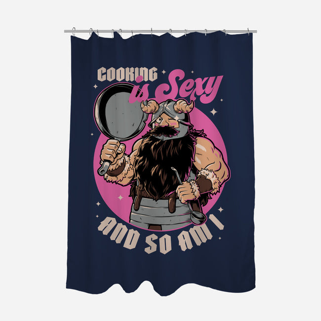 Cooking Dwarf-None-Polyester-Shower Curtain-Studio Mootant