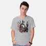 Merc Portrait Sumi-e-Mens-Basic-Tee-DrMonekers