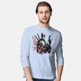 Merc Portrait Sumi-e-Mens-Long Sleeved-Tee-DrMonekers