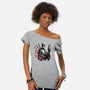 Merc Portrait Sumi-e-Womens-Off Shoulder-Tee-DrMonekers